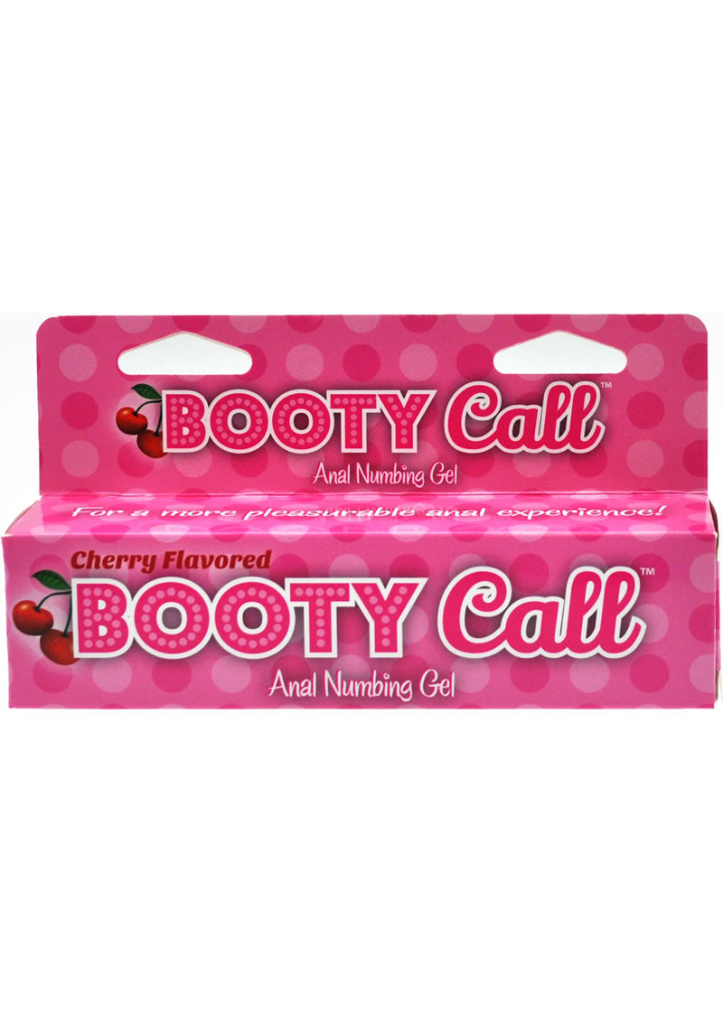 Booty Call Anal Numbing Gel 1.5oz - Cherry Flavored Desensitizing Cream for Pain Relief - Perfect for Anal Play, Waxing & Tattoo Aftercare