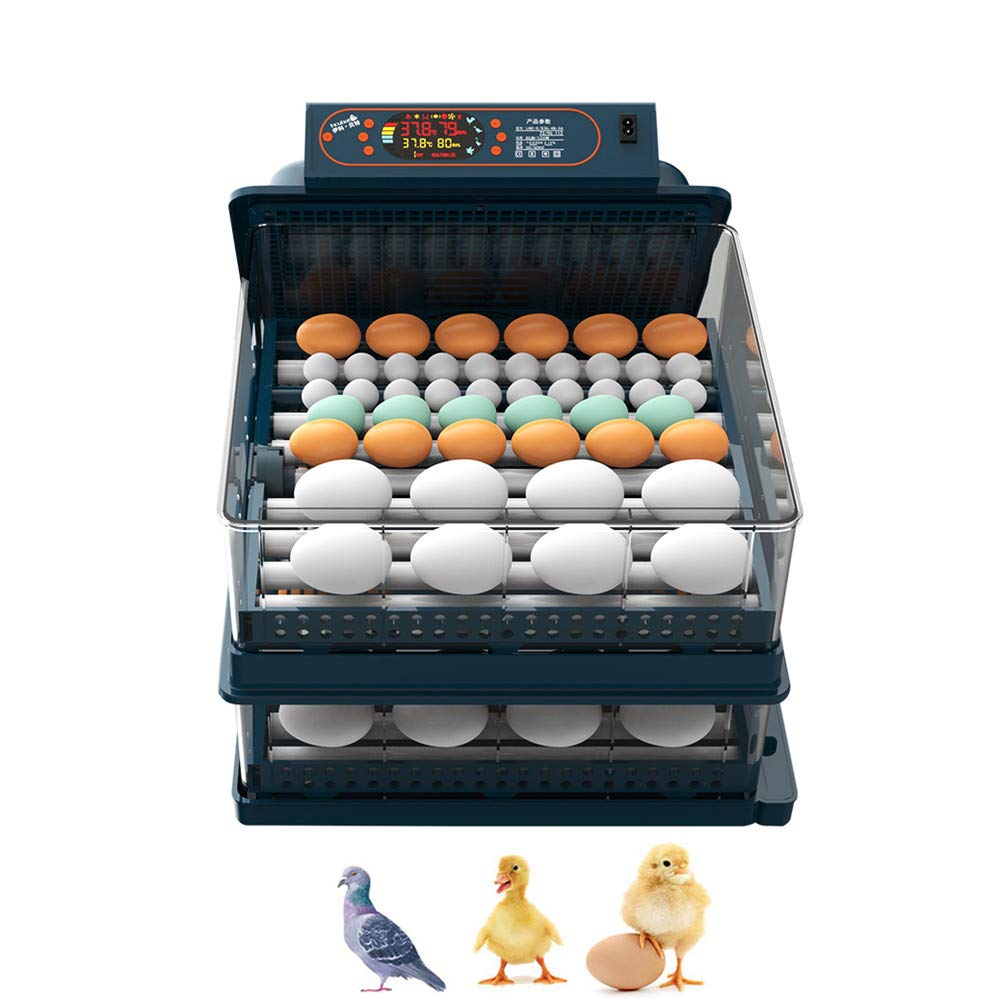 ZJDU 120 Egg Incubator - Fully Automatic Egg Turner with Humidity Control, Dual Power Supply & Auto Watering for Chicken, Duck, Goose & Bird Eggs | Perfect for Poultry Farming, Hatching Projects & Backyard Chicken Coops