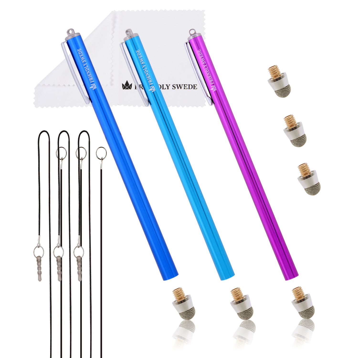 Premium XXL Stylus Pens for Touch Screens - 7.3