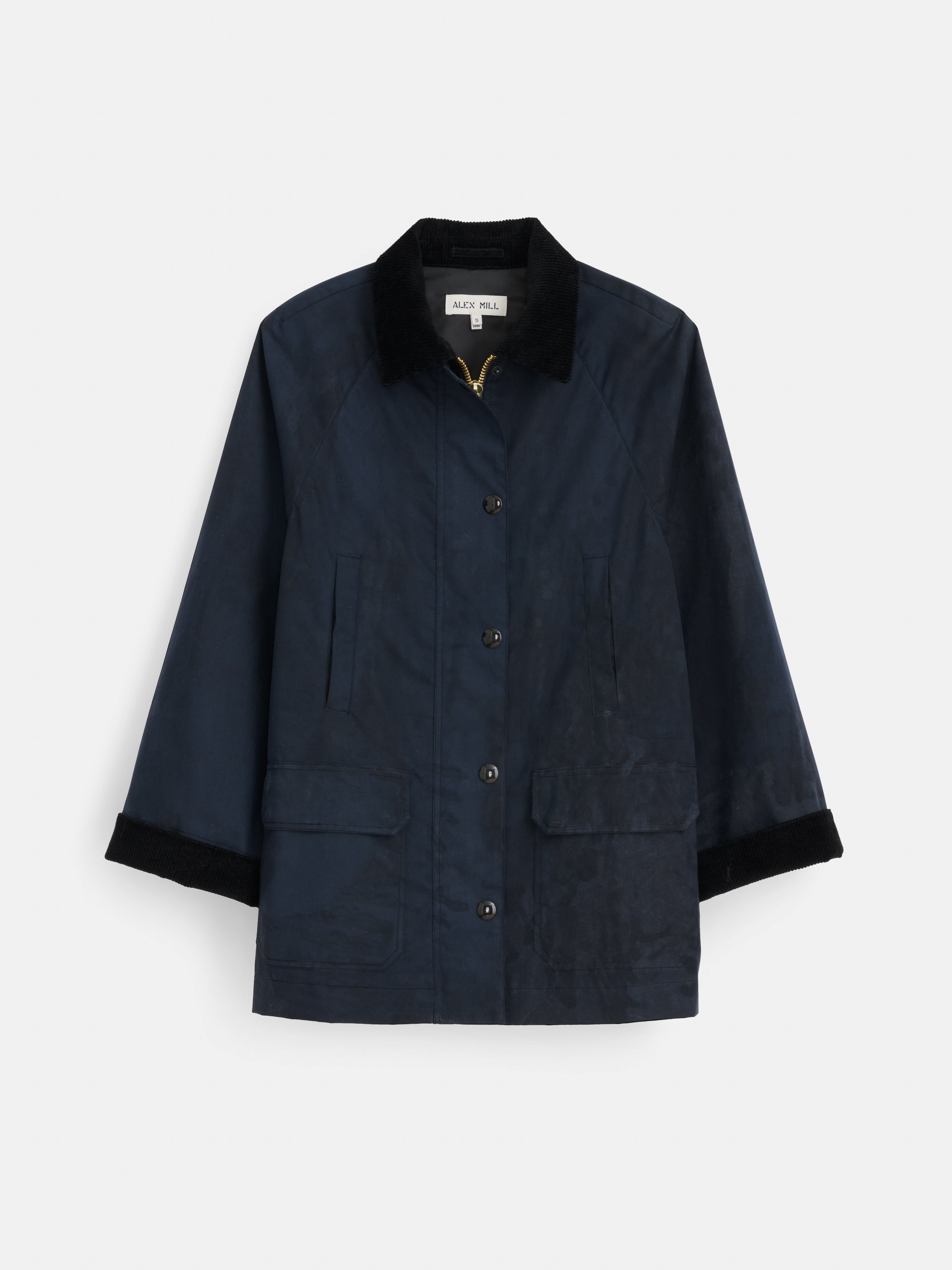 Chiltern Street Waxed Cotton Jacket for Men & Women - Waterproof Outdoor Coat for Hiking, Travel & Everyday Wear