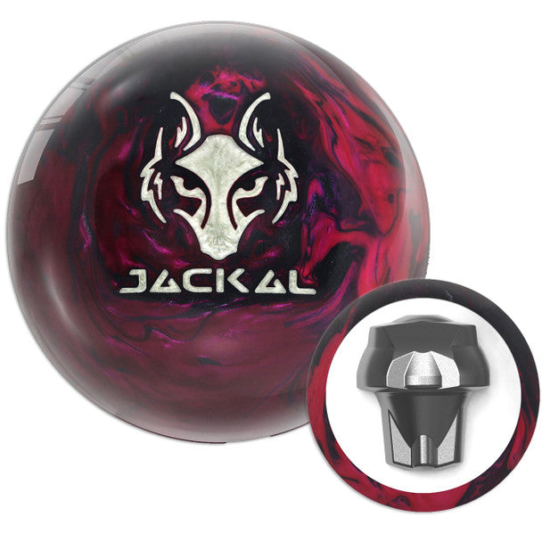 Motiv Crimson Jackal Bowling Ball - High Performance Reactive Resin for Hook & Power | Perfect for League Play & Tournament Bowlers