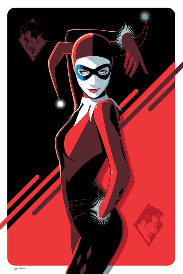 Harley Quinn Drake Poster - Premium Quality Wall Art for Home, Office & Gamer Room Decor - Perfect for DC Comics Fans & Collectors