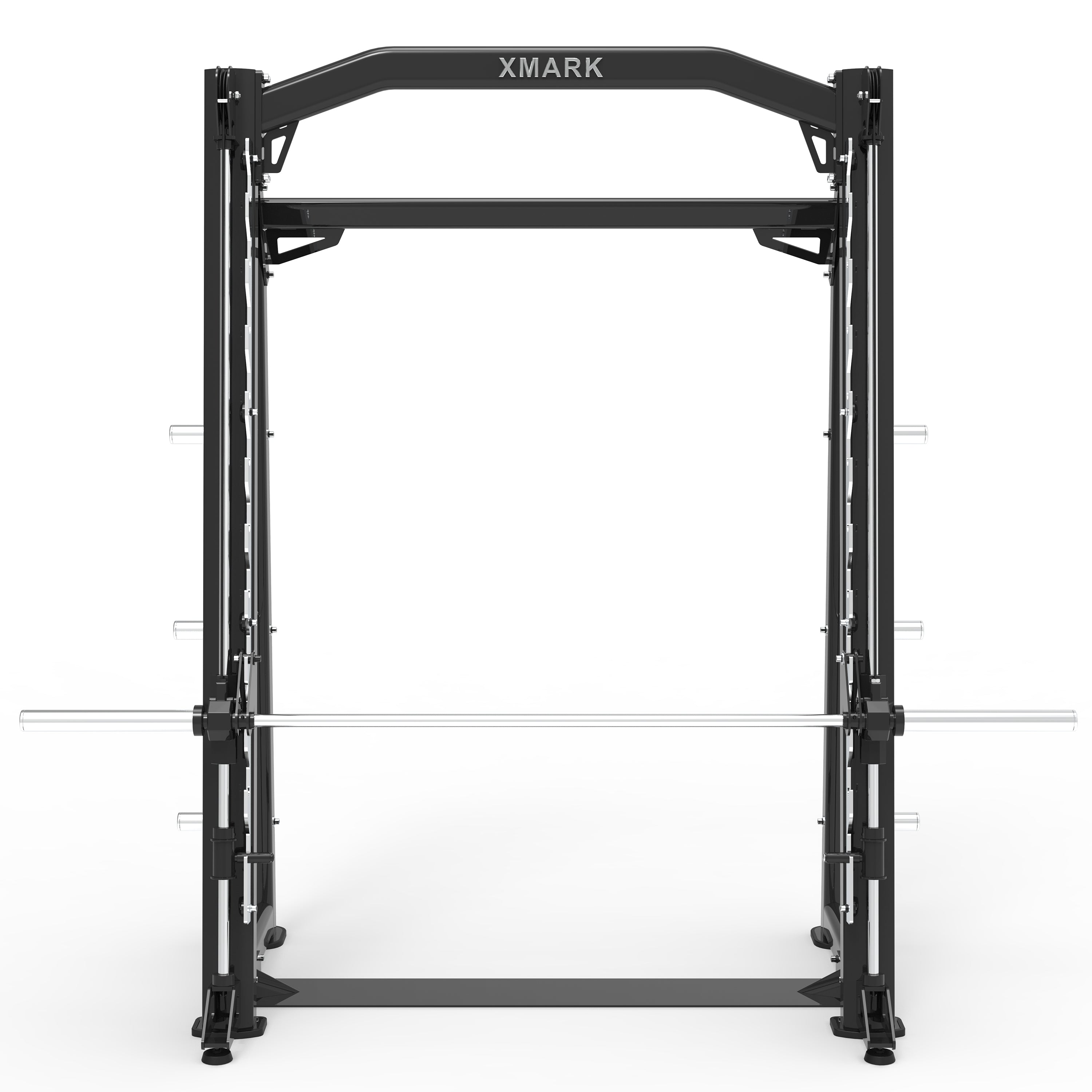 Commercial Smith Machine for Home & Gym - Heavy Duty Power Rack with Safety Bars - Perfect for Weight Training, Strength Workouts & Fitness Exercises
