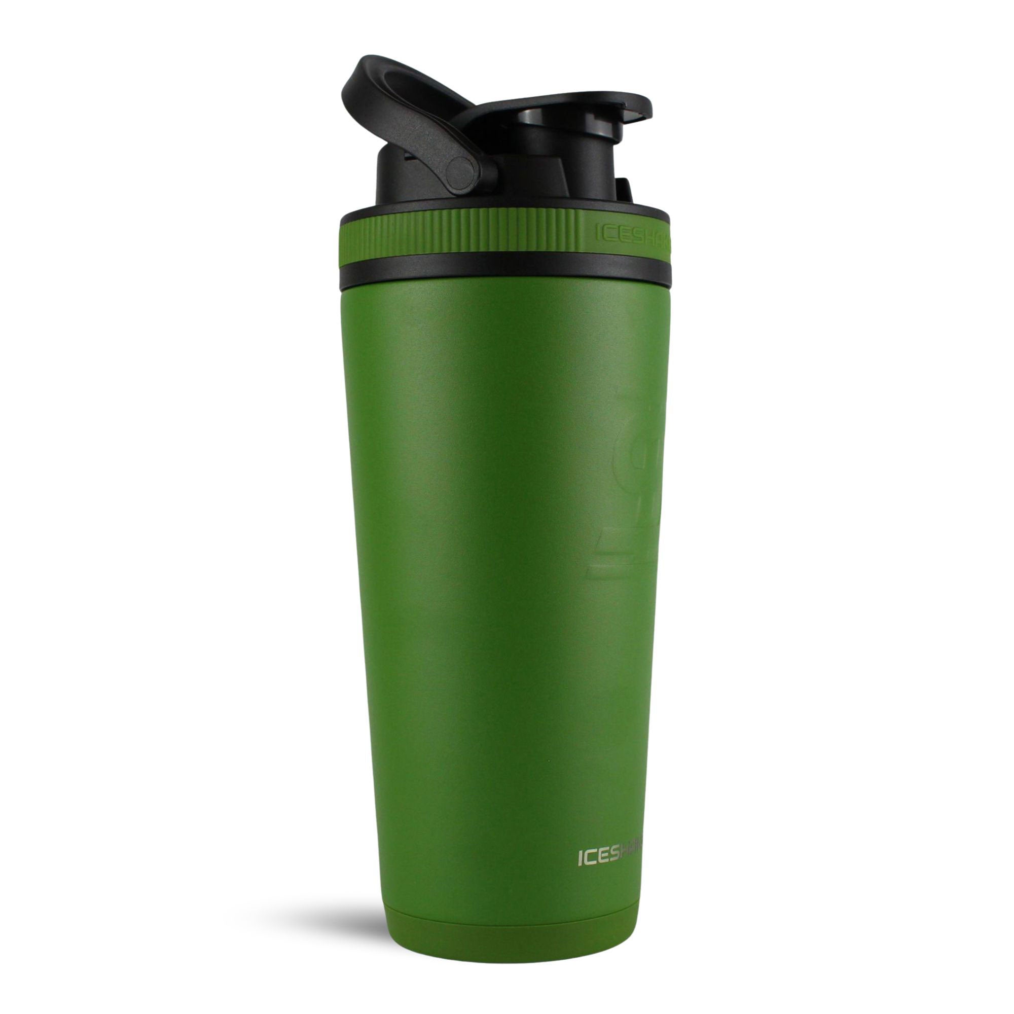 26oz Ice Shaker Matte Series Protein Shaker Bottle - Green - Perfect for Gym, Workouts & Post-Training Recovery