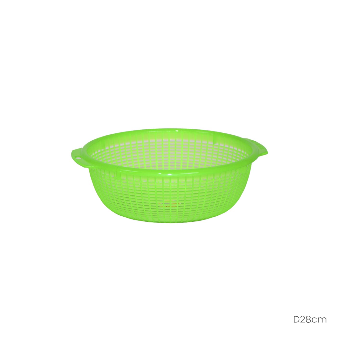 Stainless Steel Colander 28cm (8128) - Perfect for Draining Pasta, Vegetables & Fruits in the Kitchen