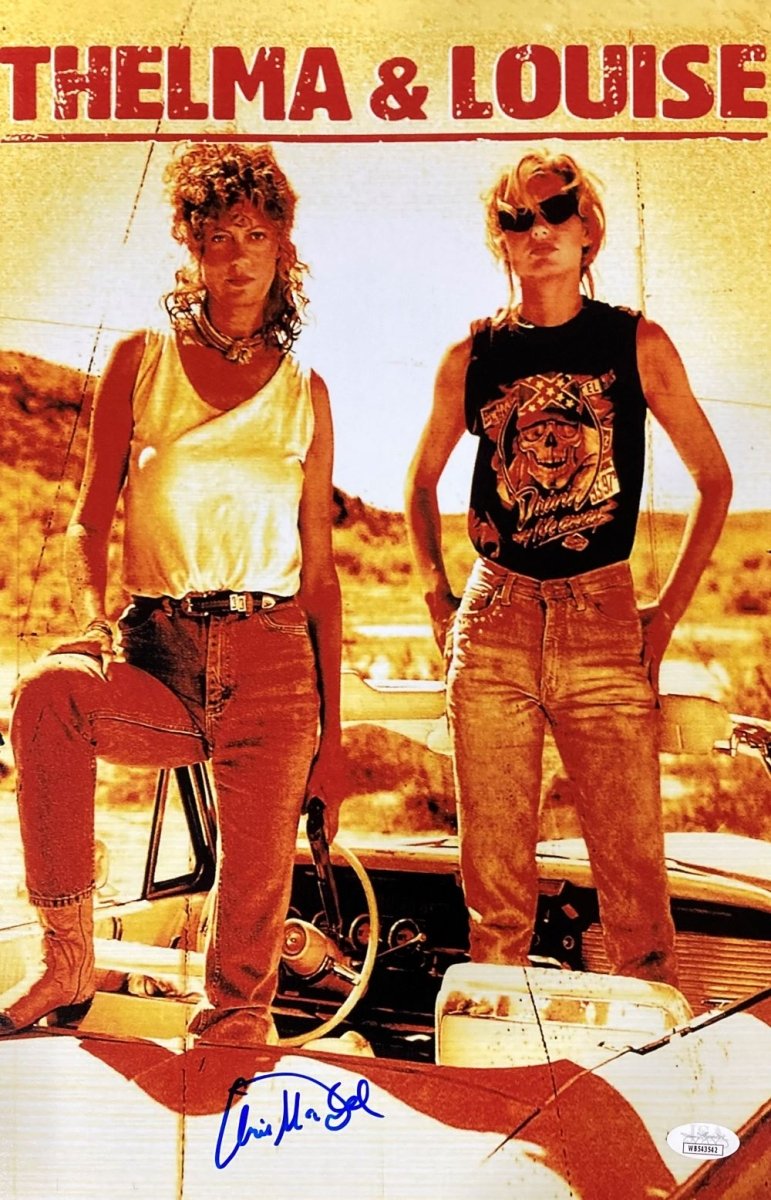Christopher McDonald Autographed 11x17 Thelma & Louise Movie Photo with JSA Certificate - Perfect for Film Memorabilia Collectors & Home Theater Decor
