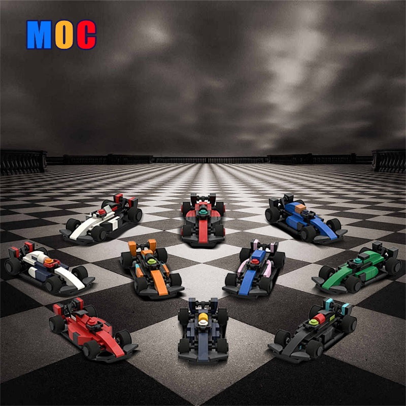 641PCS MOC 141127 F1 2023 Racing Car Building Blocks Set - Compatible with LEGO - Perfect for F1 Fans, DIY Enthusiasts & Collectors - Great for Home Decoration, Gift Giving & Racing Themed Events