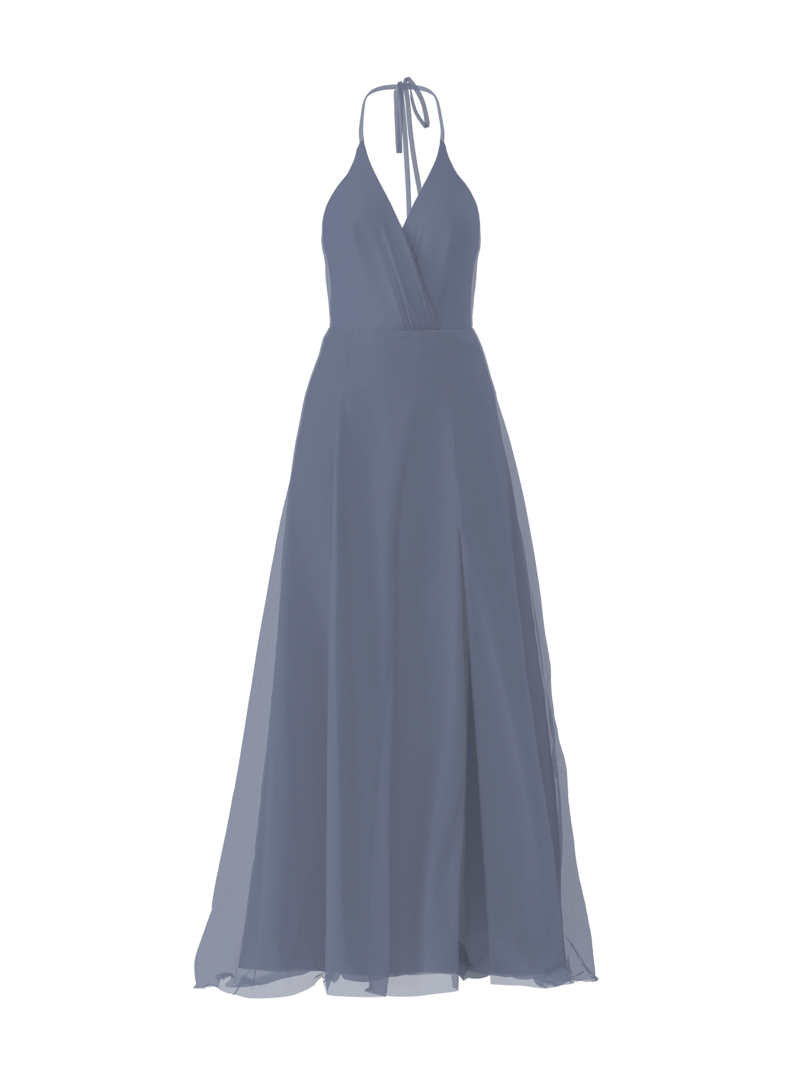 Carmelle Bodice & Arabella Skirt Set - Elegant Slate Gray Women's Outfit for Party, Wedding & Special Occasions
