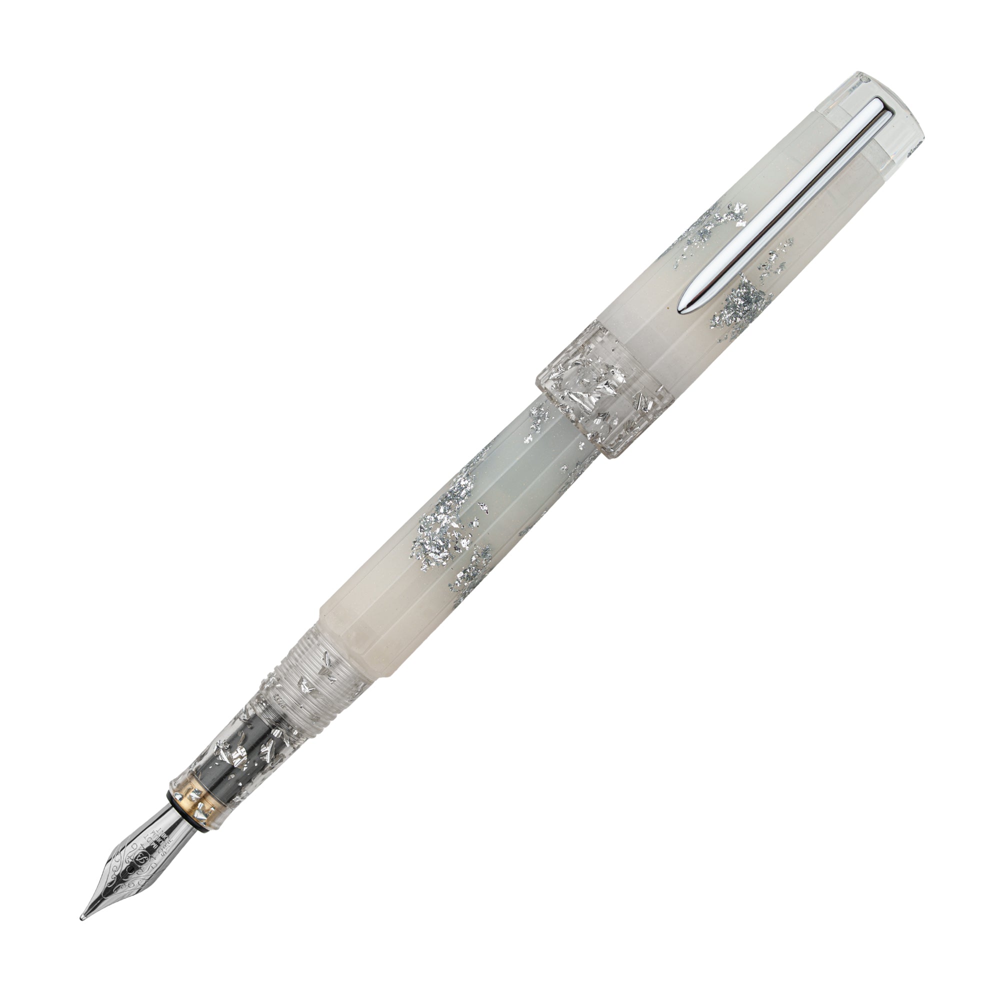 Benu Euphoria Fountain Pen - Premium White Beach Design for Smooth Writing | Perfect for Calligraphy, Journaling & Gifts