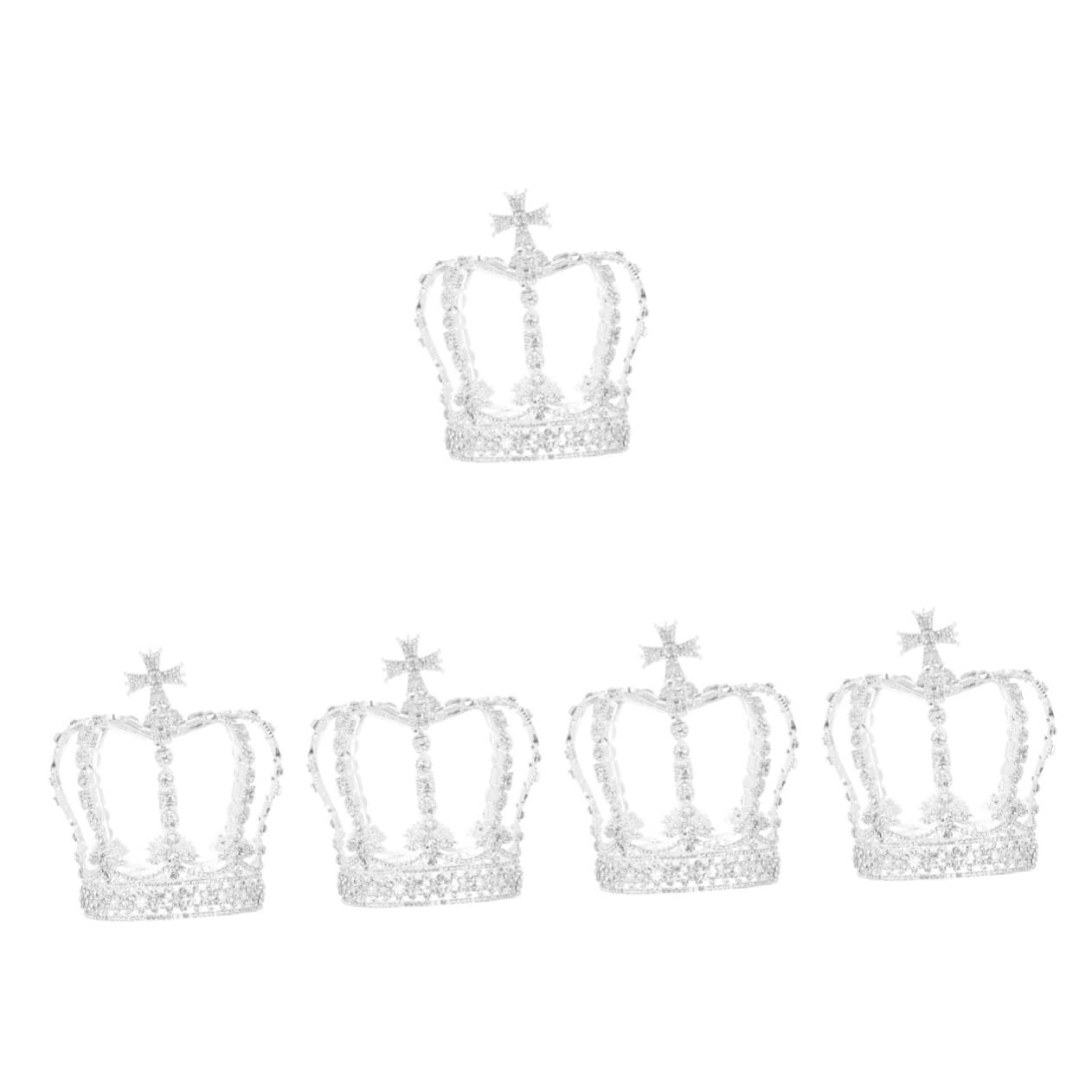 Beatifufu 2-Piece Rhinestone Crown Headpiece Set - Diamond Wedding Tiara & Headband for Brides | Perfect for Winter Weddings, Royal Themed Events & Bridal Accessories