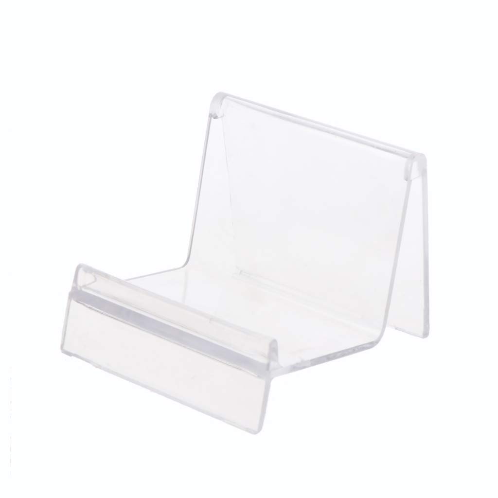 Kamonda Clear Acrylic Wallet Display Stand - Leather Handbag & Purse Organizer with Jewelry Holder for Retail Store Countertop Display (Perfect for Boutique, Gift Shop, and Fashion Accessories Showcase)
