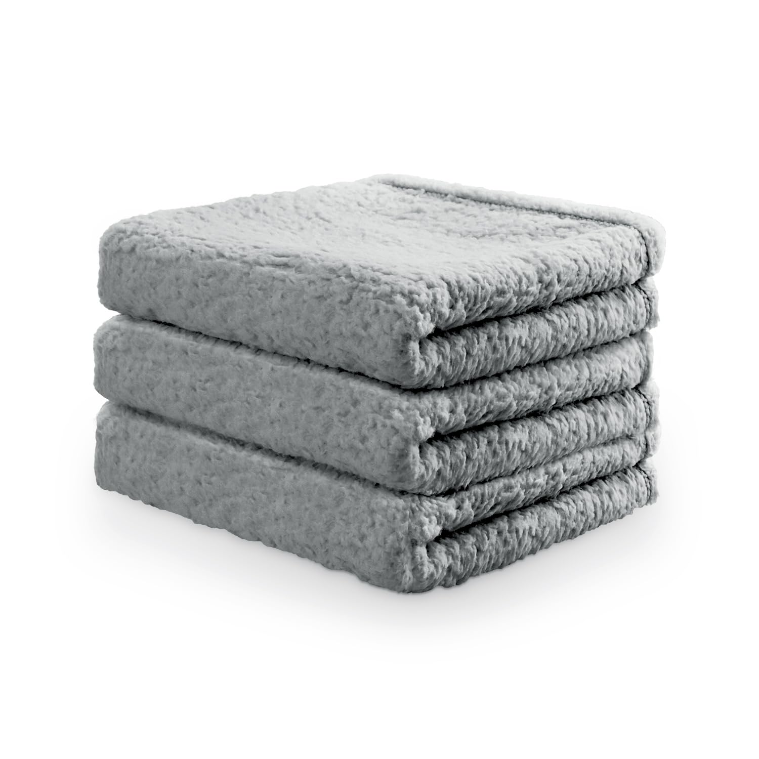 Premium Sherpa Dog Blankets - Soft Calming Pet Blanket for Small Dogs & Cats - Indoor, Car & Couch Use (24