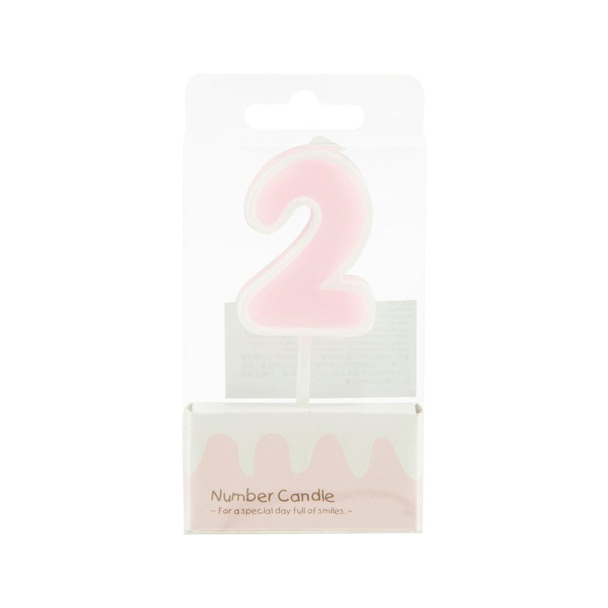 Premium CUXCO Number 2 Candle for Birthdays & Anniversaries - Elegant Decorative Candles for Parties, Celebrations & Home Decor