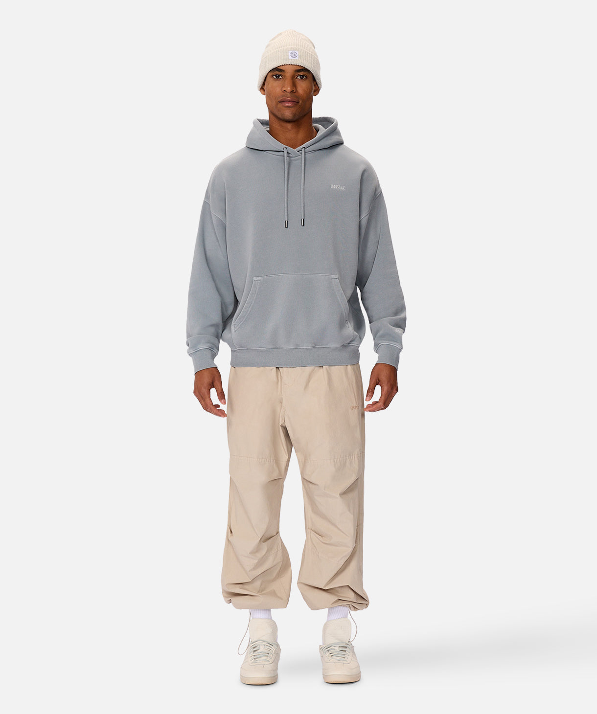 The Del Sur Washed Hoodie - Soft Cotton Pullover for Men & Women | Lake Blue | Casual Streetwear, Loungewear & Outdoor Activities