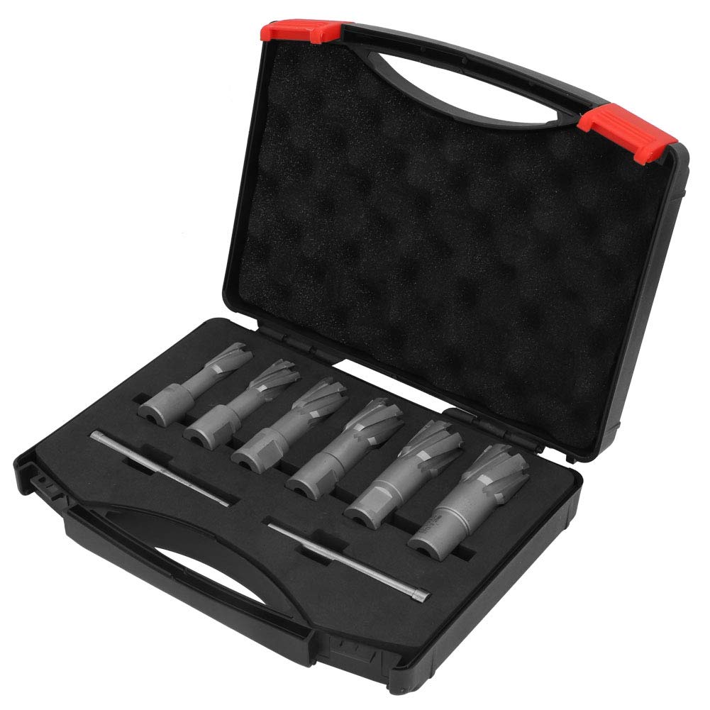 Premium Hollow Drill Bits with Weldon Shank - High-Speed Annular Cutter for Metalworking | Adamant Magnetic Alloy Steel Construction | Perfect for Industrial Drilling, Fabrication & Construction Projects
