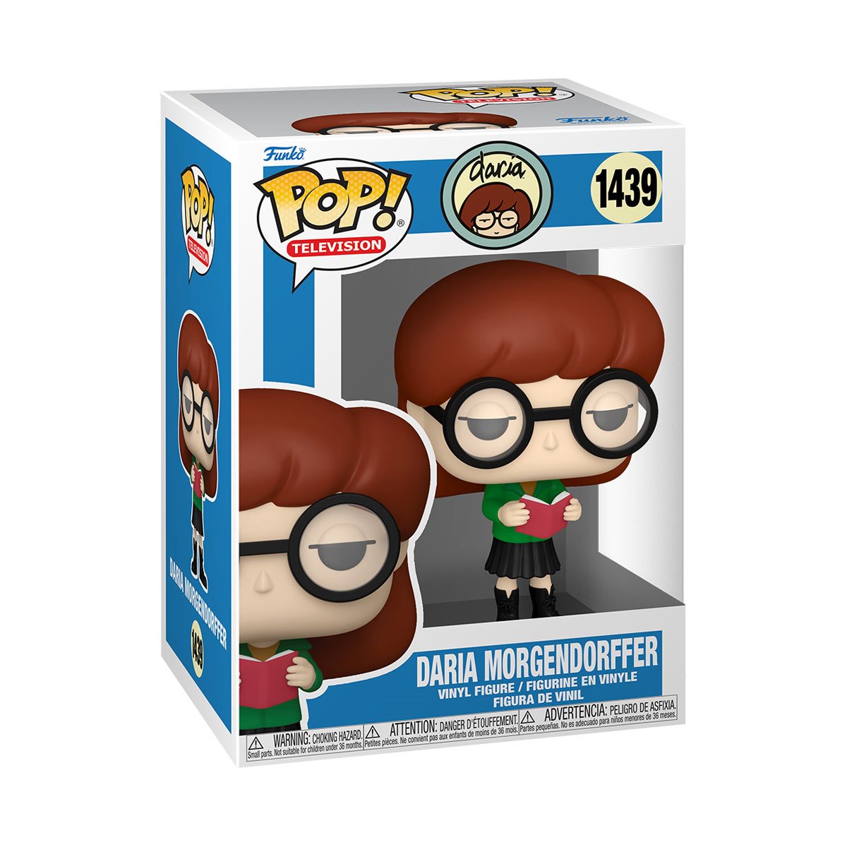 Daria Funko Pop! Vinyl Figure #1439 - Collectible TV Show Character Toy for Fans & Gift Ideas - Perfect for Display, Office Decor, and Pop Culture Collections