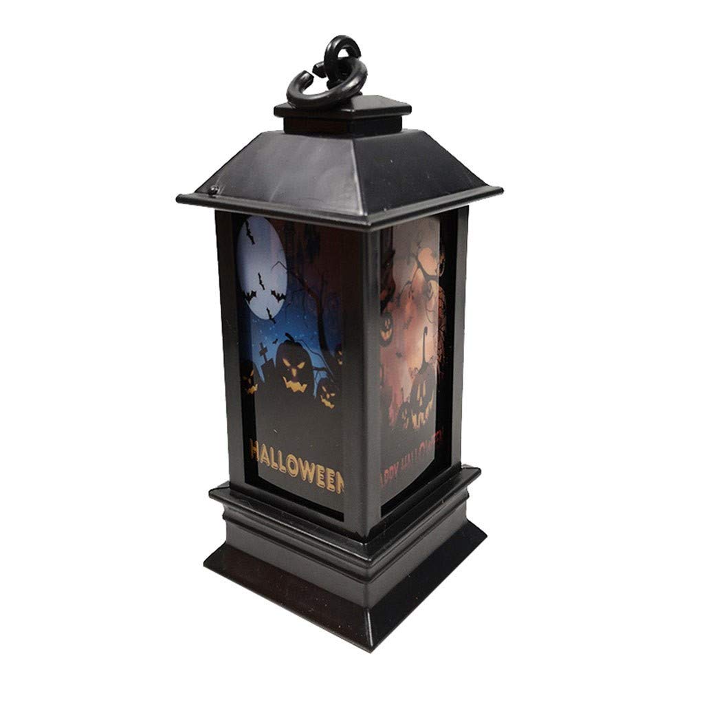 Halloween LED Night Light - Glowing Plastic Decorative Props (2-Pack) - Spooky Home Decor for Parties & Indoor Halloween Decorations