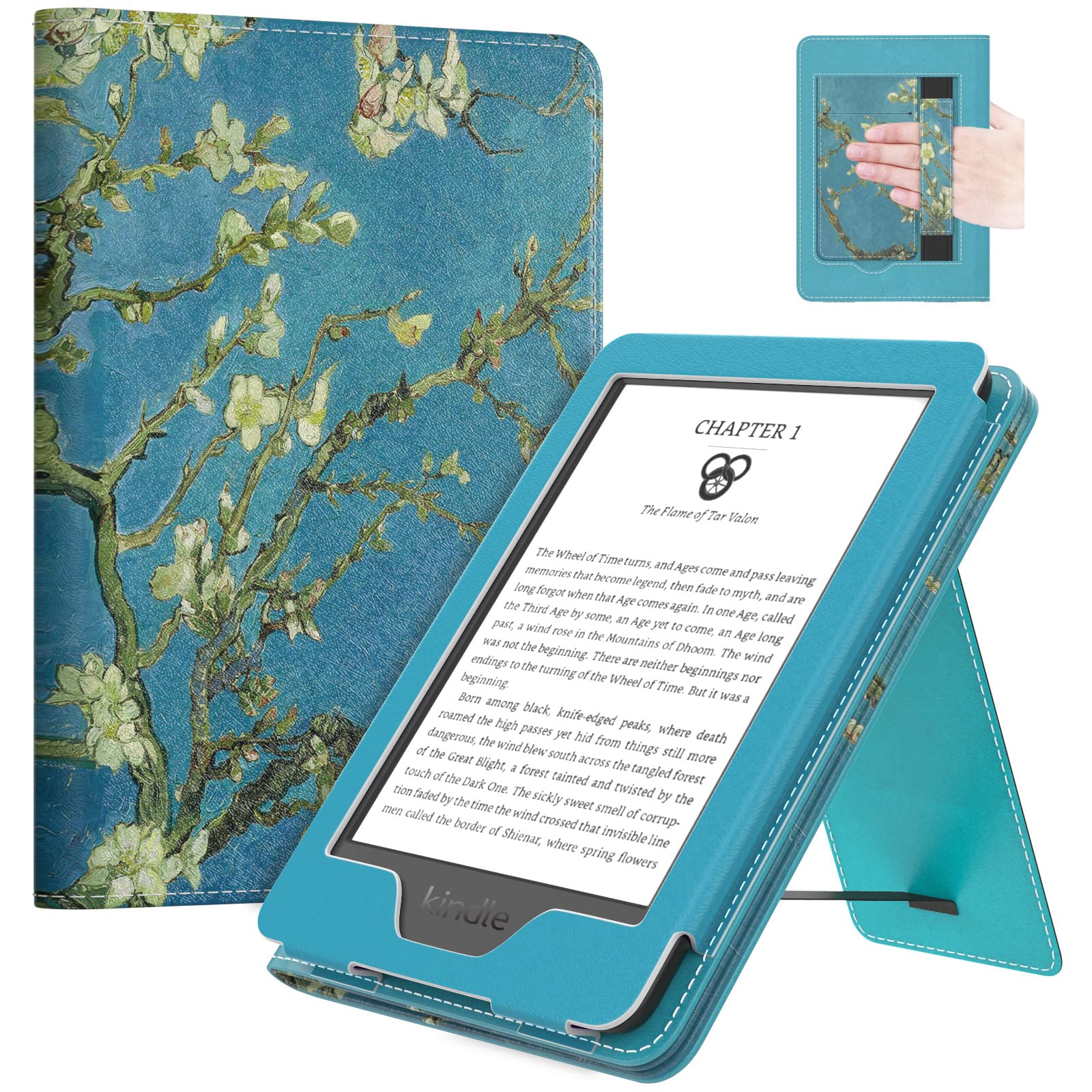 MoKo Ultra Lightweight PU Leather Case Cover for Kindle (6