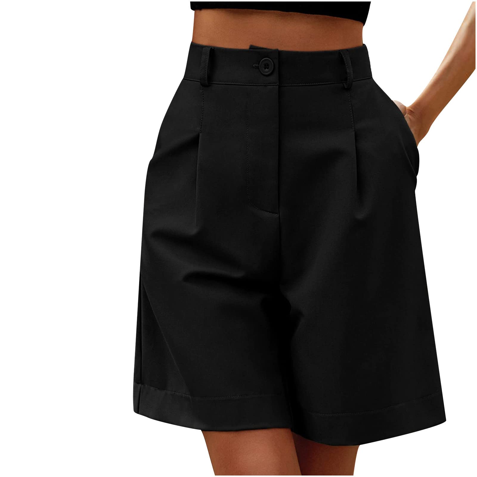 DASAYO Women's 7 Inch Bermuda Shorts - Summer Casual & Dressy for Outings