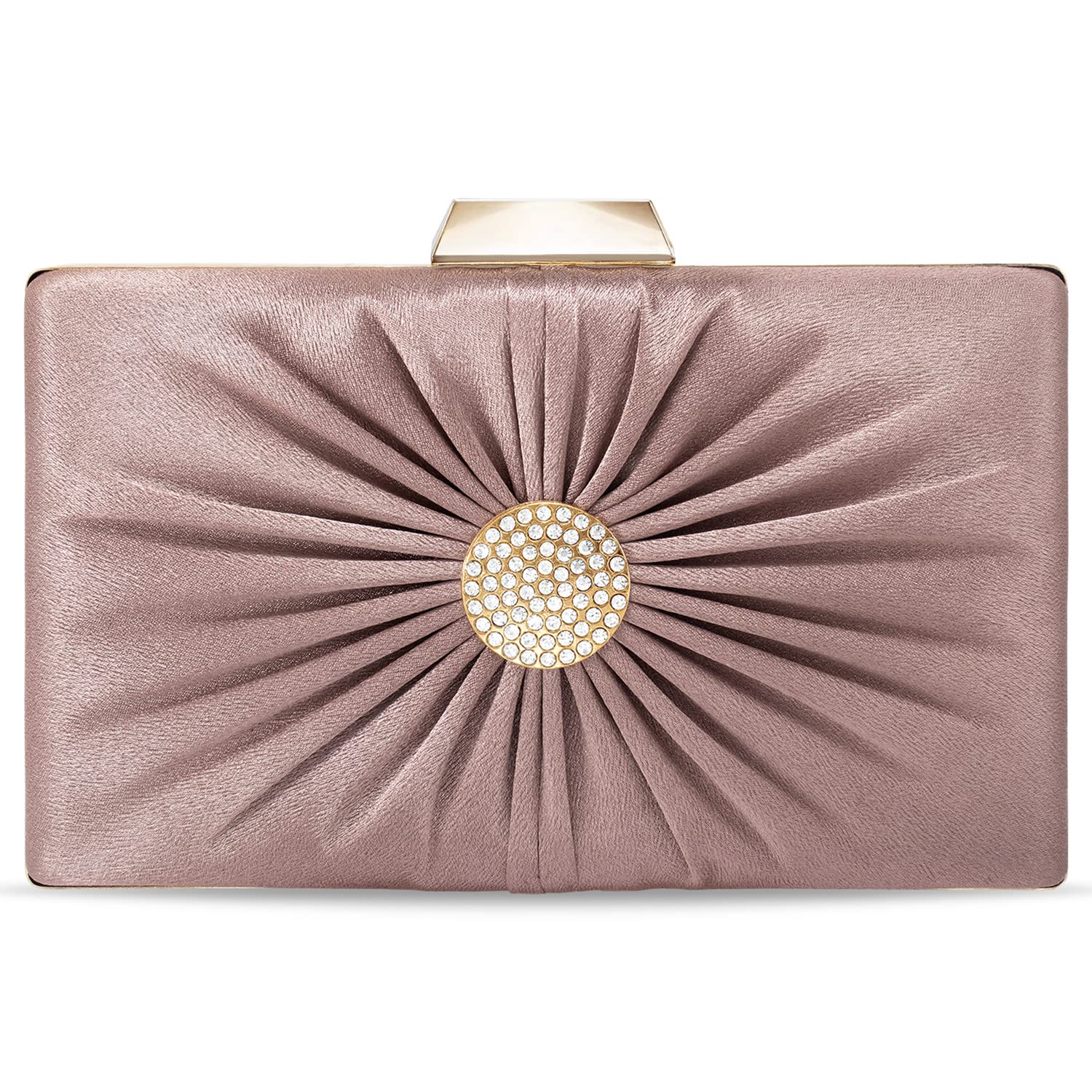 Indian Clutch Purse for Women - Handmade Evening Bag for Party & Bridal Occasions
