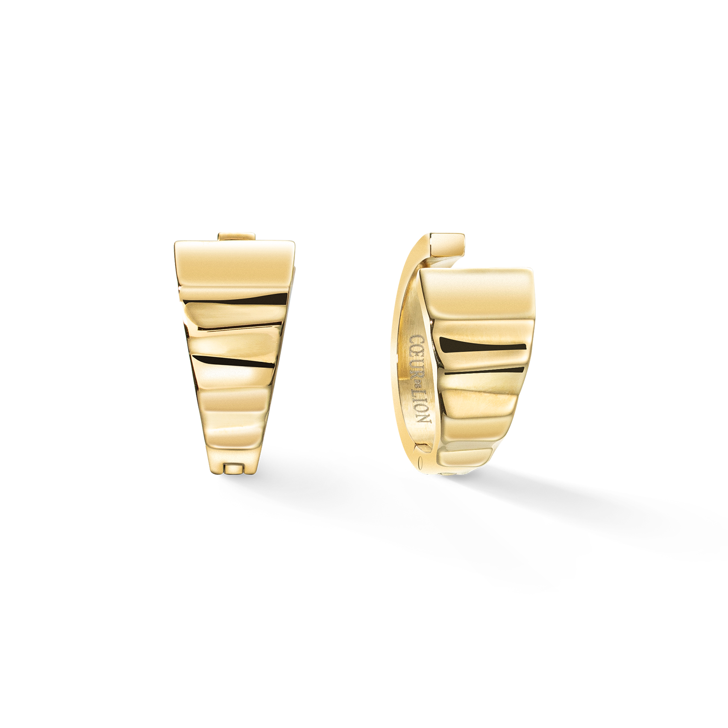 20K Gold Creole Wave Hoop Earrings for Women - Elegant & Durable Jewelry for Parties, Weddings & Everyday Wear