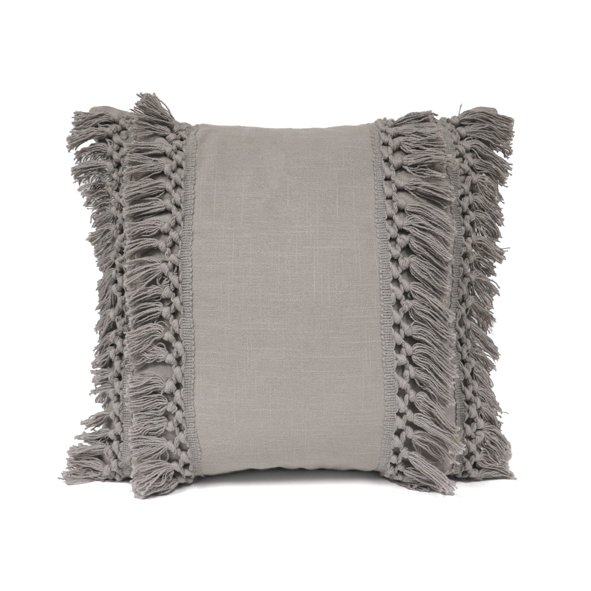 Modern Tassel Decorative Pillow - Bohemian Style Throw Cushion for Sofa, Bed & Home Decor - Perfect for Living Room, Bedroom & Nursery Accents