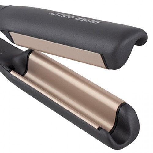 Silver Bullet Inspire Deep Waver Hair Styling Iron - Professional 1.25 Inch Curling Wand for Beach Waves & Loose Curls - Perfect for Salon, Home Use & Special Occasions