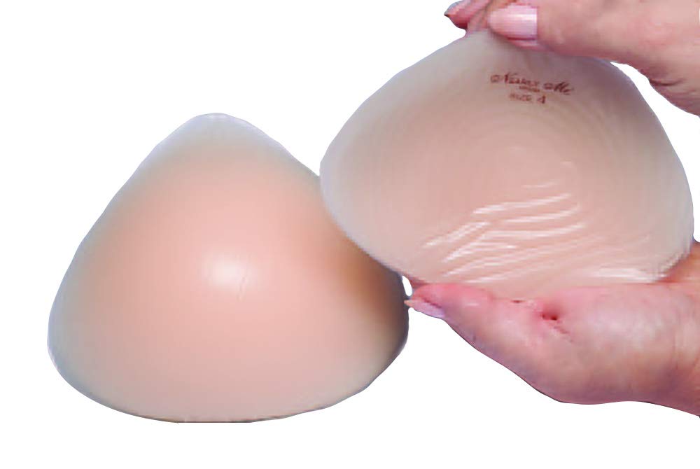 Nearly Me #250 Triangle Equalizer Silicone Mastectomy Breast Form - Single Prosthesis for Post-Surgery Recovery & Natural Enhancement | Perfect for Daily Wear, Swimwear & Active Lifestyles