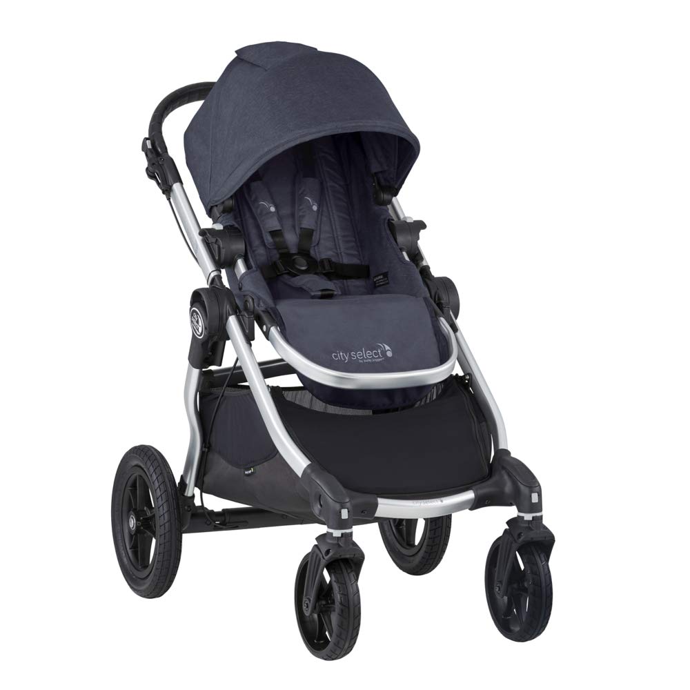 Baby Jogger City Select Single Stroller - Lightweight Aluminum Frame in Silver Carbon | Perfect for Urban Walking, Jogging & Everyday Use with Baby