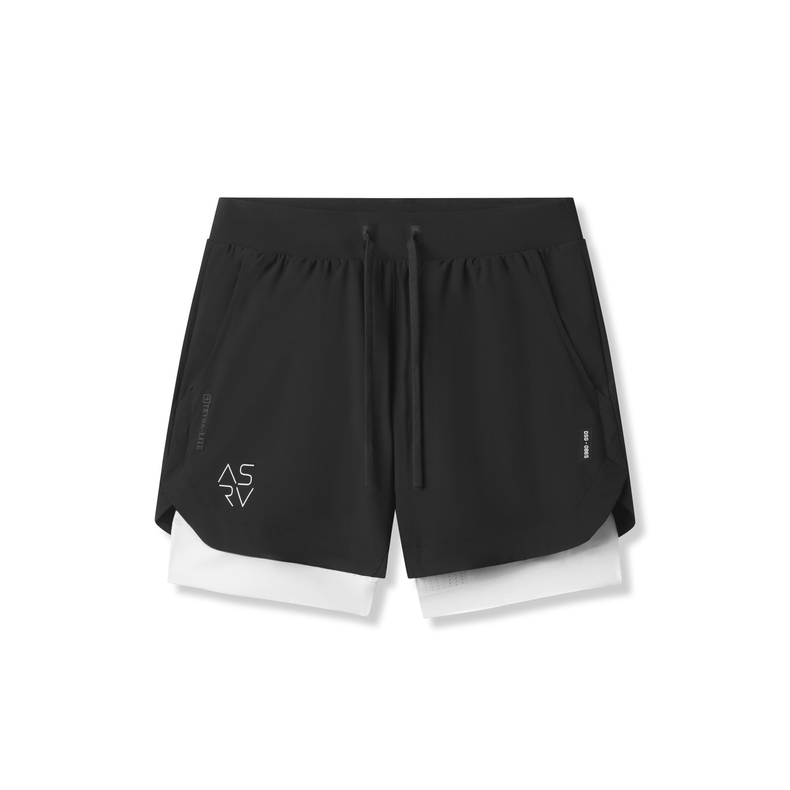 Tetra Lite® 5 Liner Short - Black Cyber/White - Comfortable Athletic Shorts for Running, Gym & Casual Wear