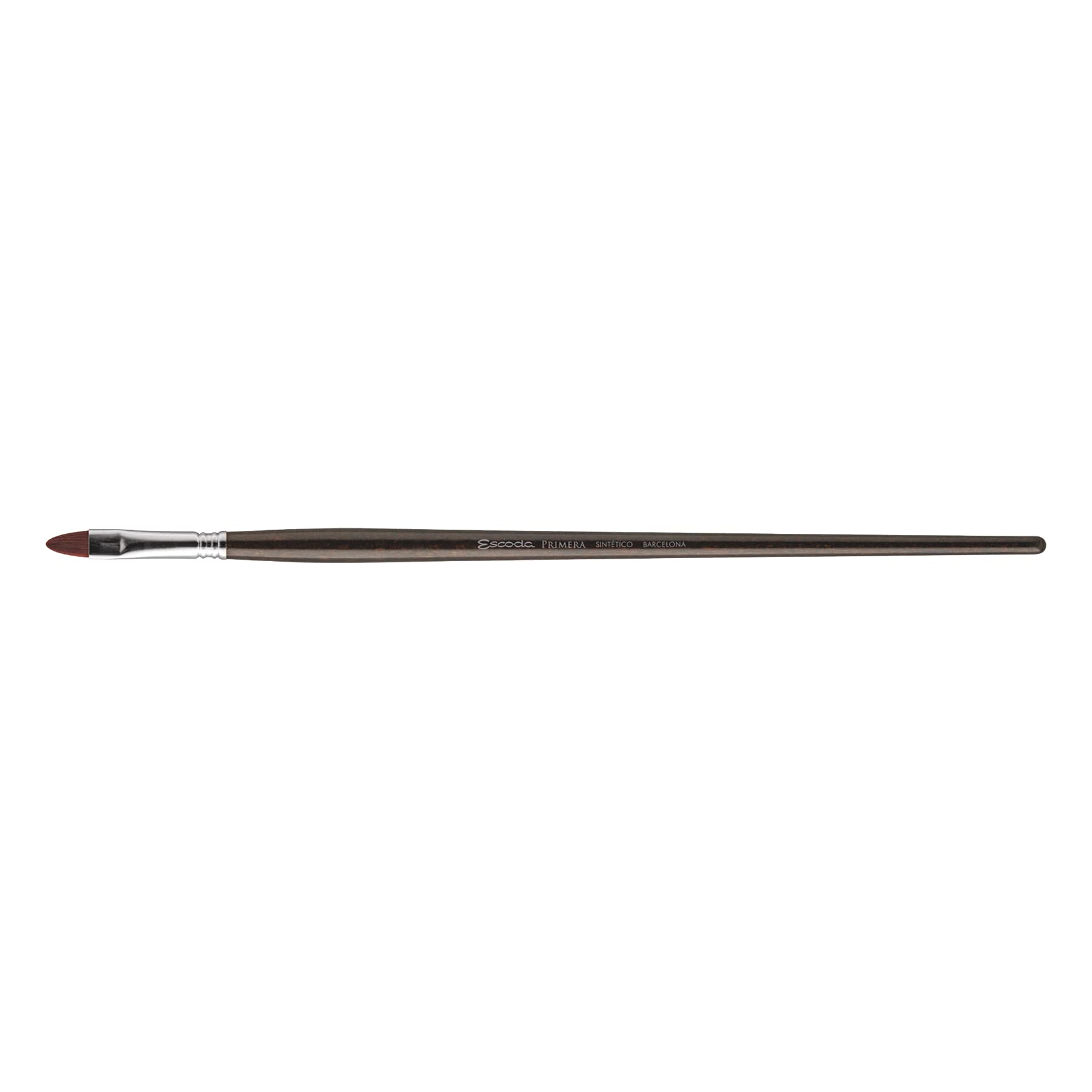 Escoda Primera Series 4150 Professional Artist Brush - Size 30 Synthetic Teijin Filament for Oil & Acrylic Painting - Bright Shape Maroon Bristles - Perfect for Canvas, Portrait & Fine Art Painting