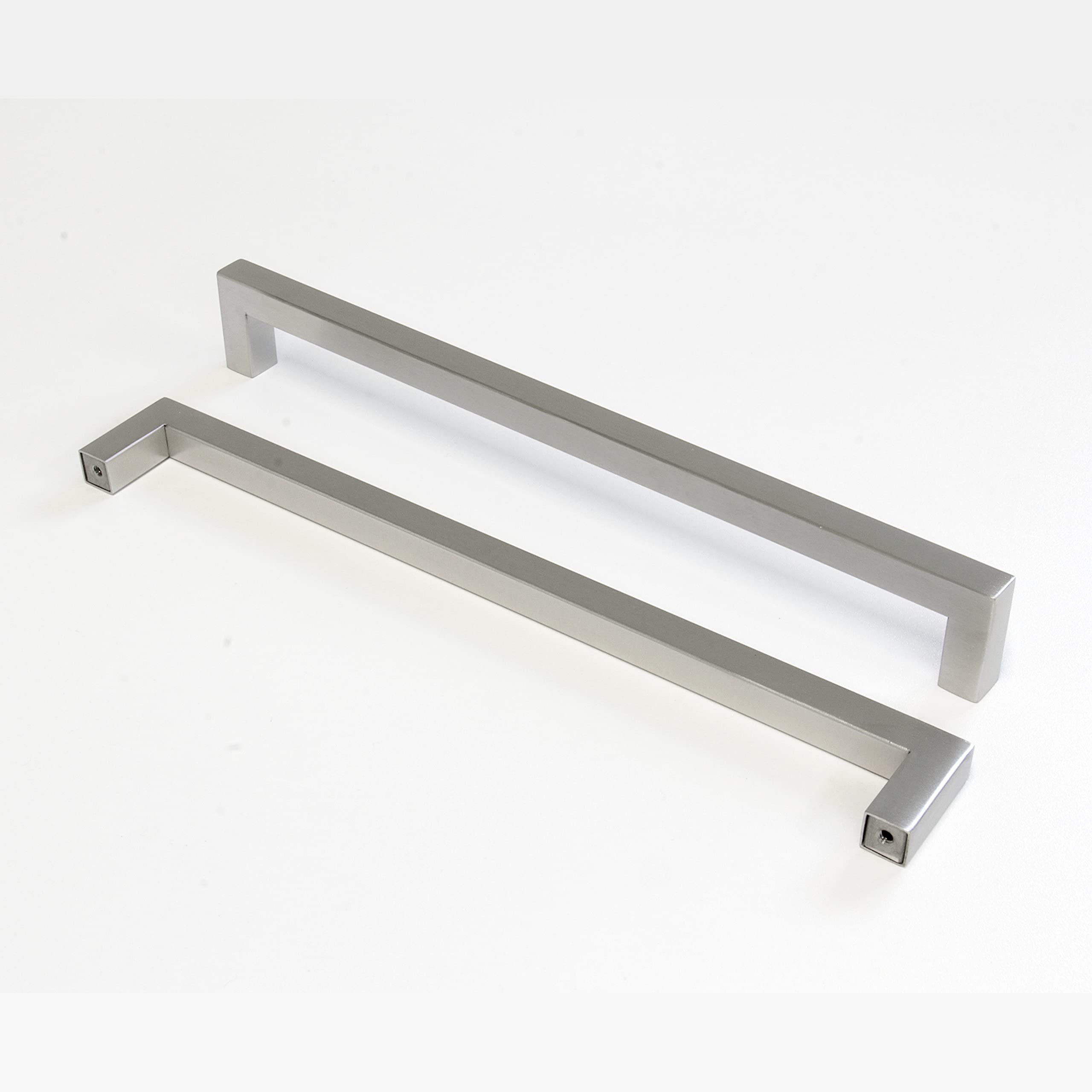 RCH Hardware HD-SS128-256 Brushed Stainless Steel Cabinet Drawer Handles - 10 Pack (3 15/16 Inch) - Modern Kitchen & Bathroom Hardware for Cabinets, Dressers & Furniture