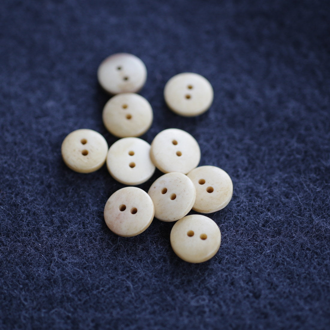 10PCS Natural Bone Buttons for Sewing & Crafts - DIY Clothing, Jackets, Accessories & Home Decor Projects