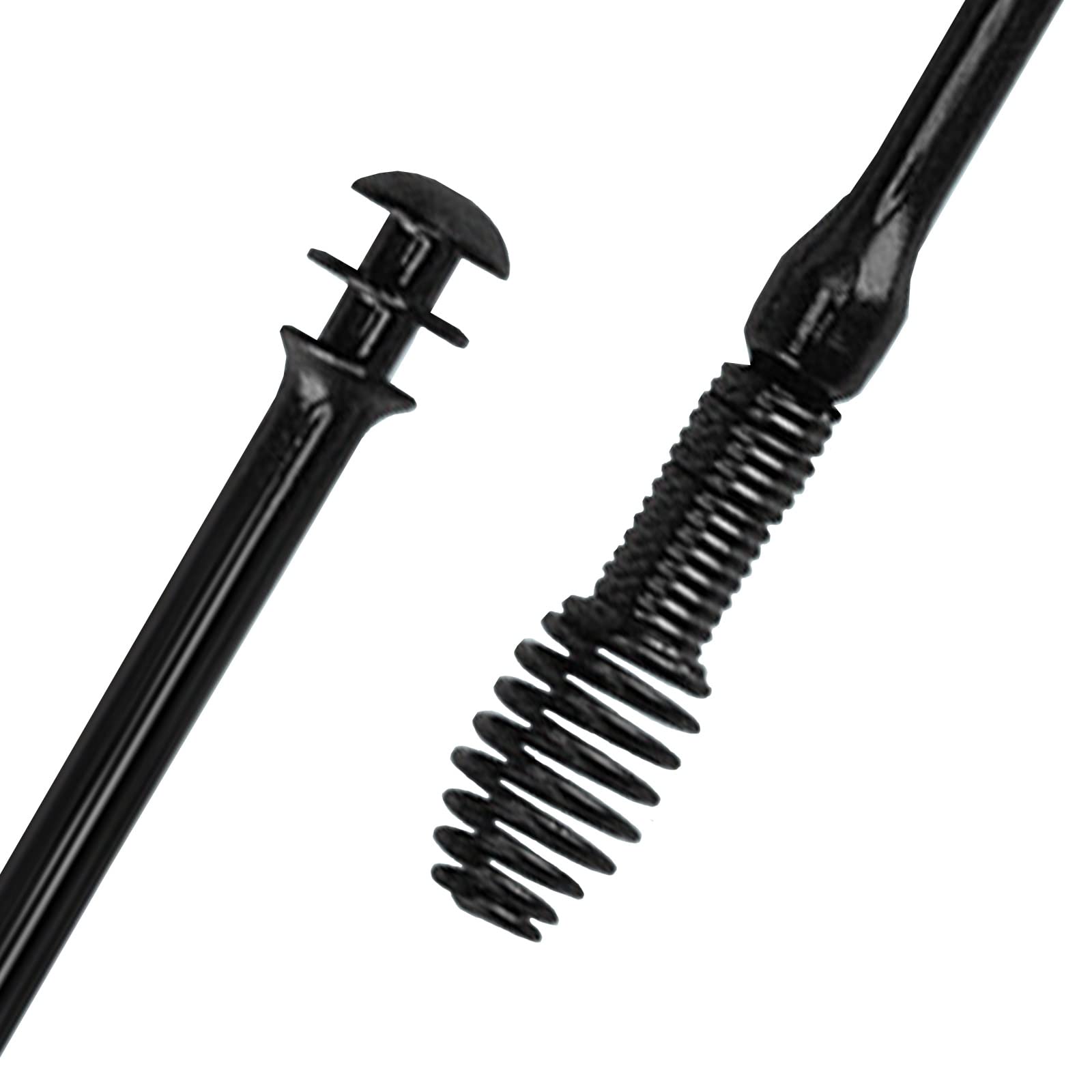 360° Spiral Double Head Ear Wax Cleaner Tool Set - 2 Pcs Black Earwax Removal Kit with Safe Design for Adults & Kids | Perfect for Home, Travel & Personal Hygiene Care