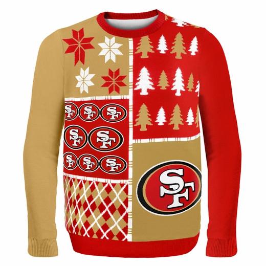 San Francisco 49ers Ugly Christmas Sweater - NFL Football Team Holiday Pullover for Men & Women - Perfect for Ugly Sweater Parties & Christmas Gifts