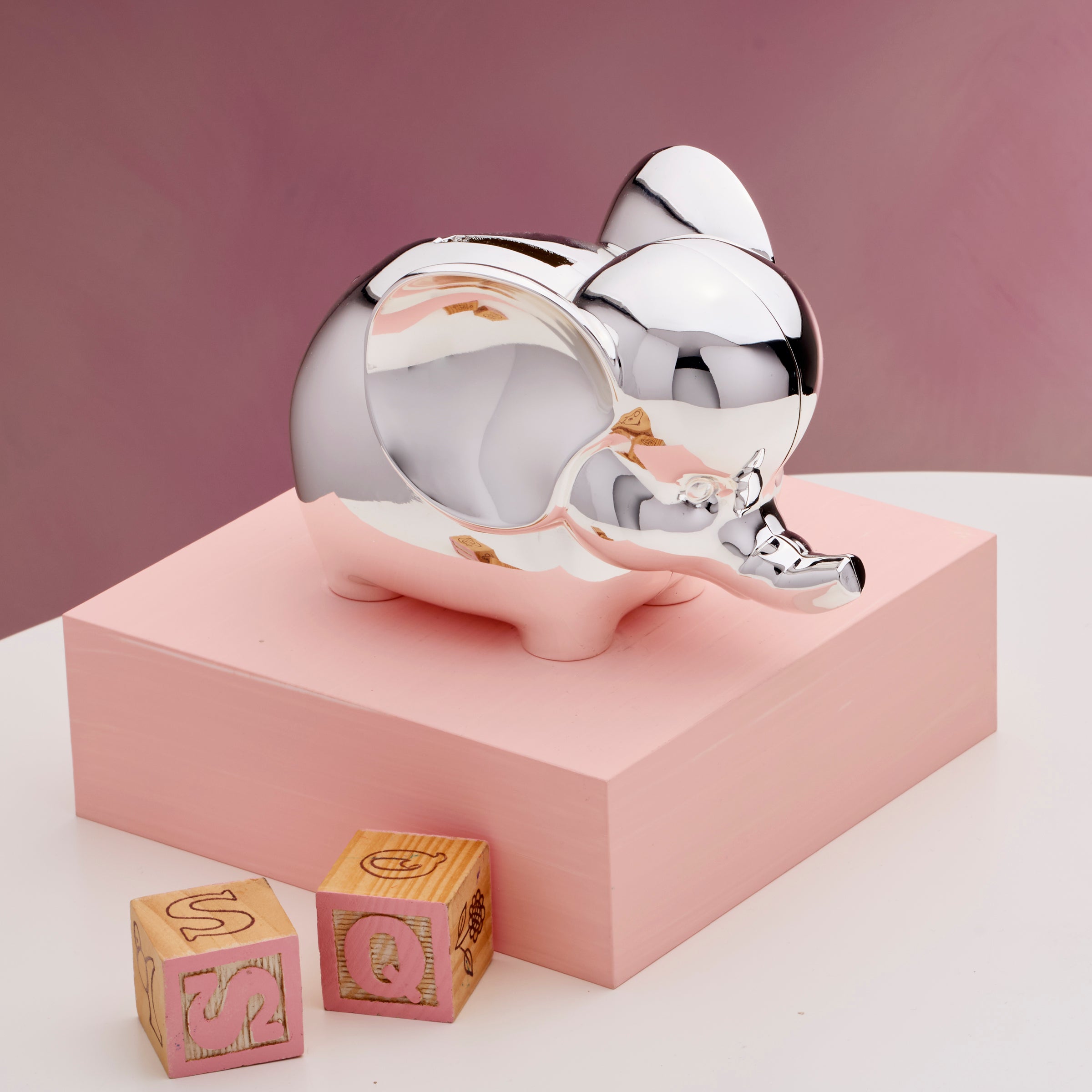 Elephant Coin Bank - Cute Money Saving Piggy Bank for Kids & Adults - Perfect for Home, Office, or Gift Giving