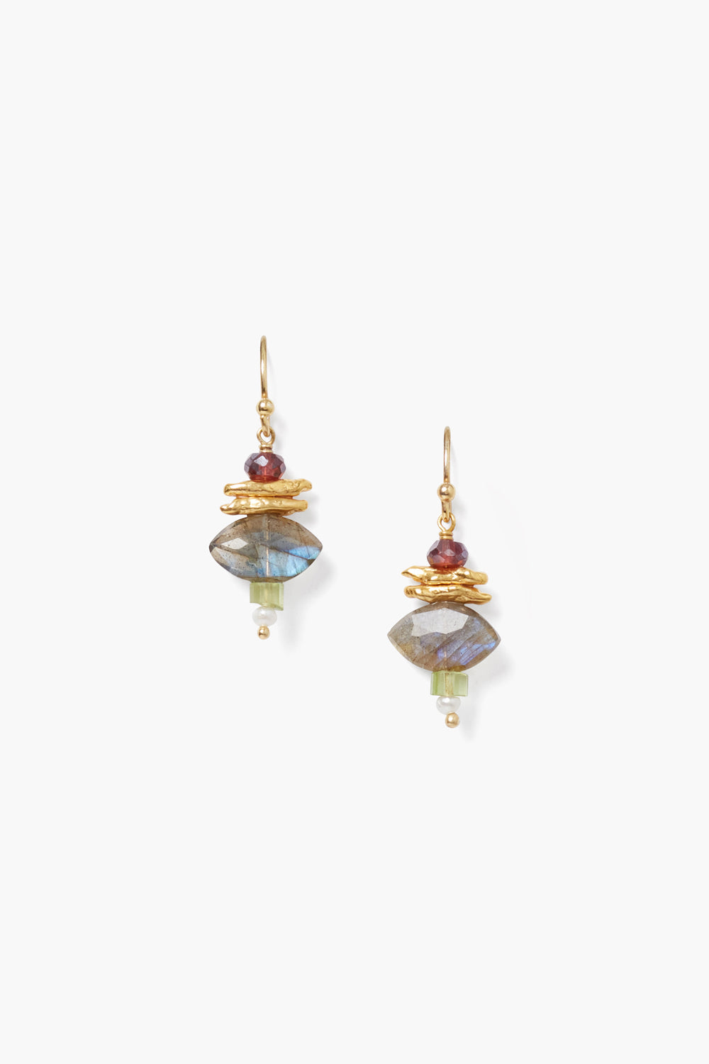 Lisbeth Drop Earrings for Women - Multi Color Crystal Dangle Earrings | Elegant Party Jewelry for Weddings, Evening Events & Special Occasions