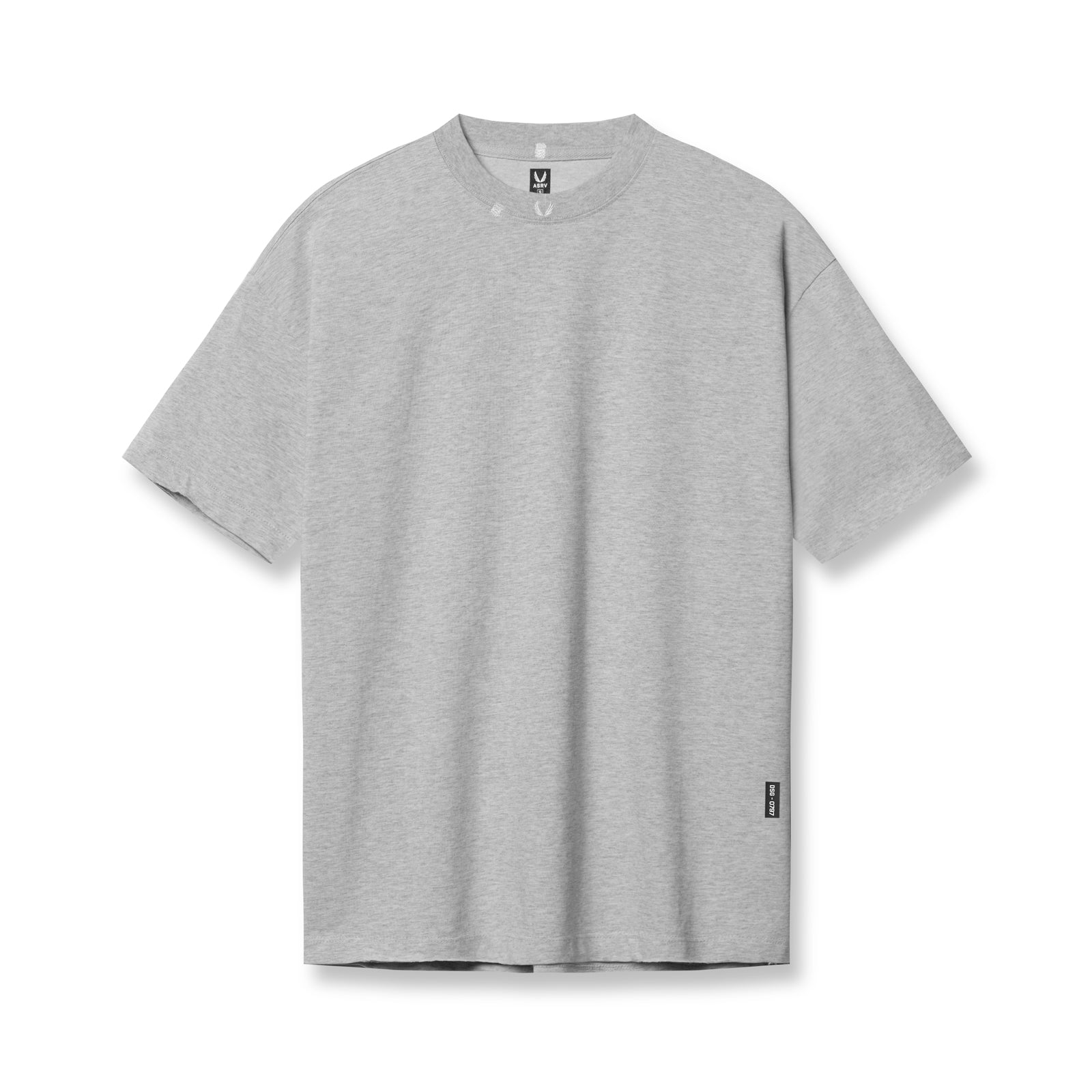 Tech Essential™ Relaxed T-Shirt for Men - Soft Heather Grey Cotton Tee | Comfortable Casual Wear for Everyday, Gym & Travel