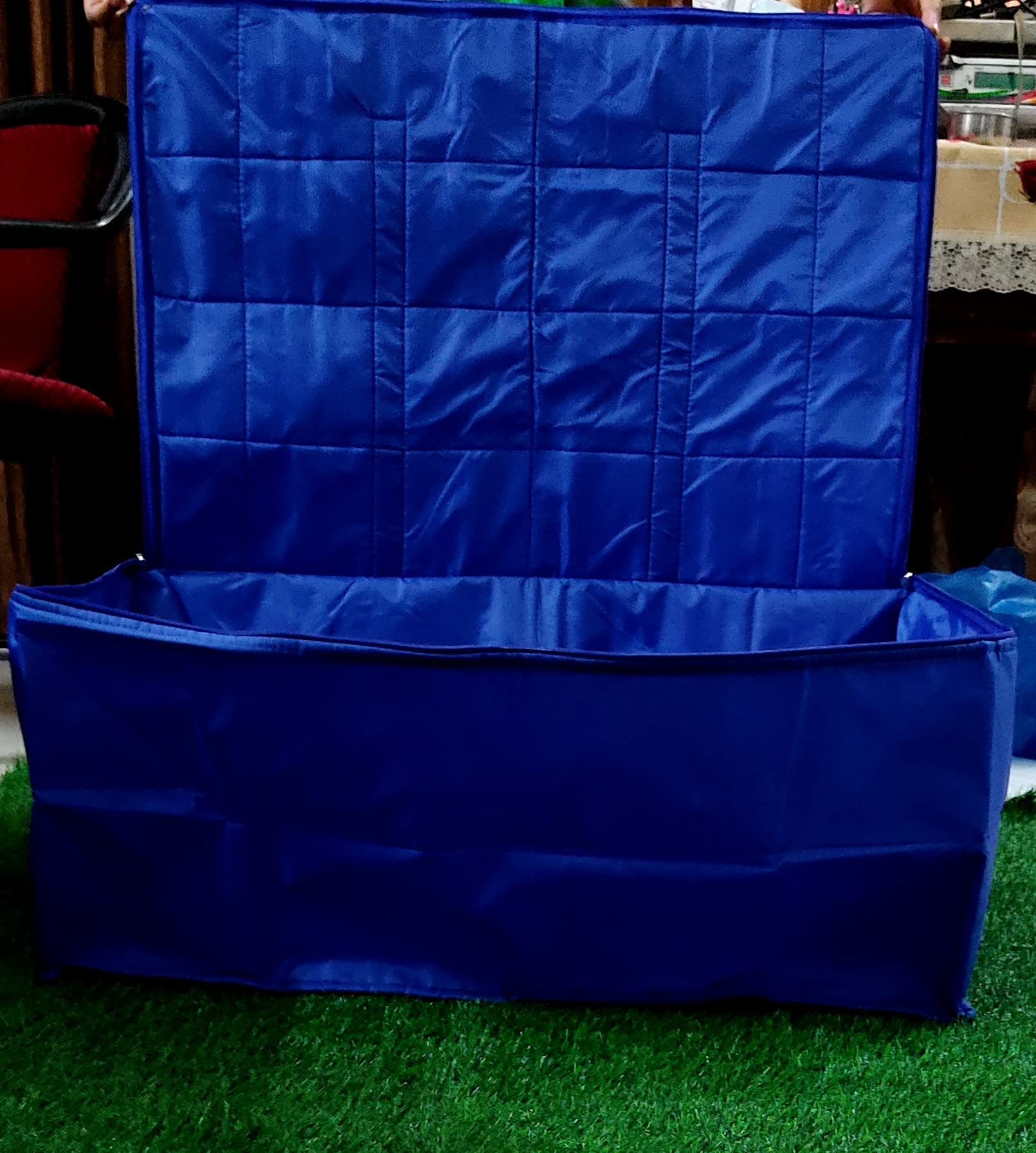 Extra Large Double Bed Blanket Storage Bag - Jumbo Blanket Organizer with Zipper, Closet & Wardrobe Storage Solution for Bedding, Clothes & Bulk Items | Perfect for Home Organization, Travel & Seasonal Storage