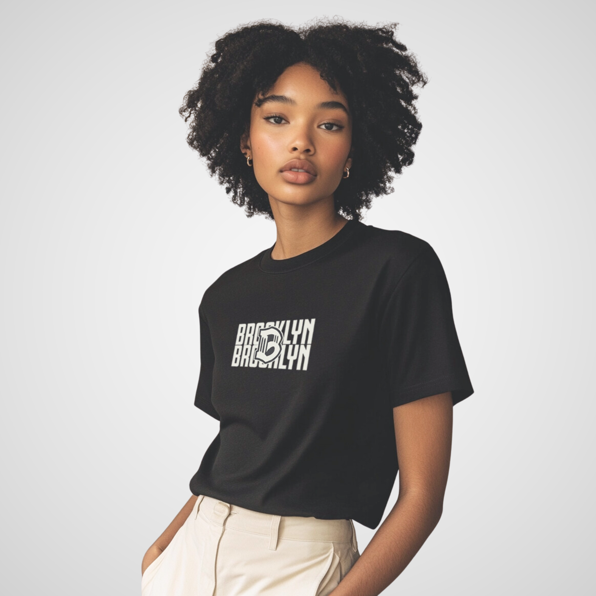 Brooklyn FC Women's Black T-Shirt - Comfortable Soccer Jersey for Fans & Players - Perfect for Game Day, Training & Casual Wear