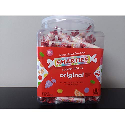 Smarties Assorted Candy Wafers 46 oz Bulk Pack - Case of 66 Individually Wrapped Rolls | Perfect for Halloween, Party Favors, Easter Baskets & Office Treats