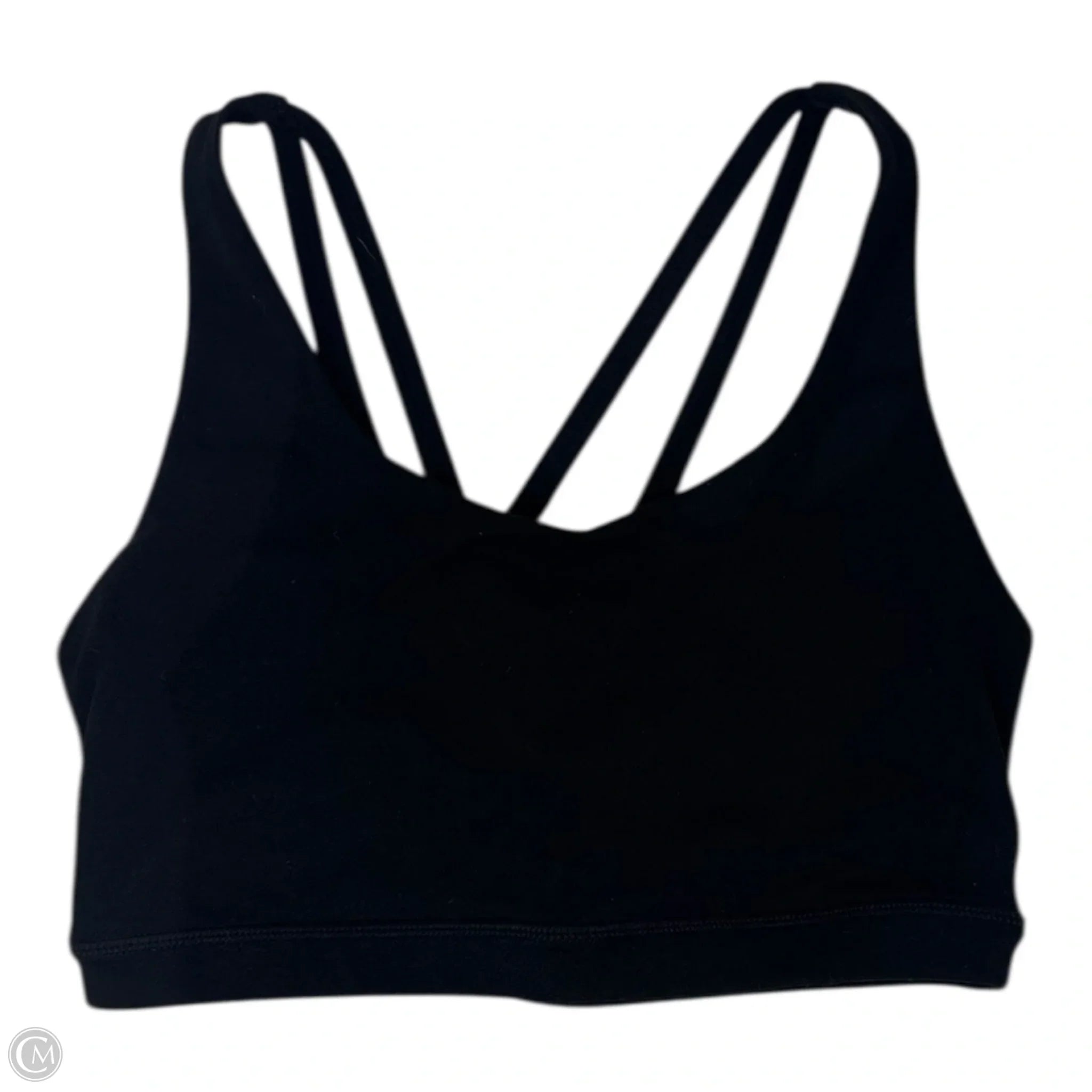 Lululemon Women's Black Athletic Sports Bra Size S - High Support Workout, Yoga & Running Top for Active Lifestyles