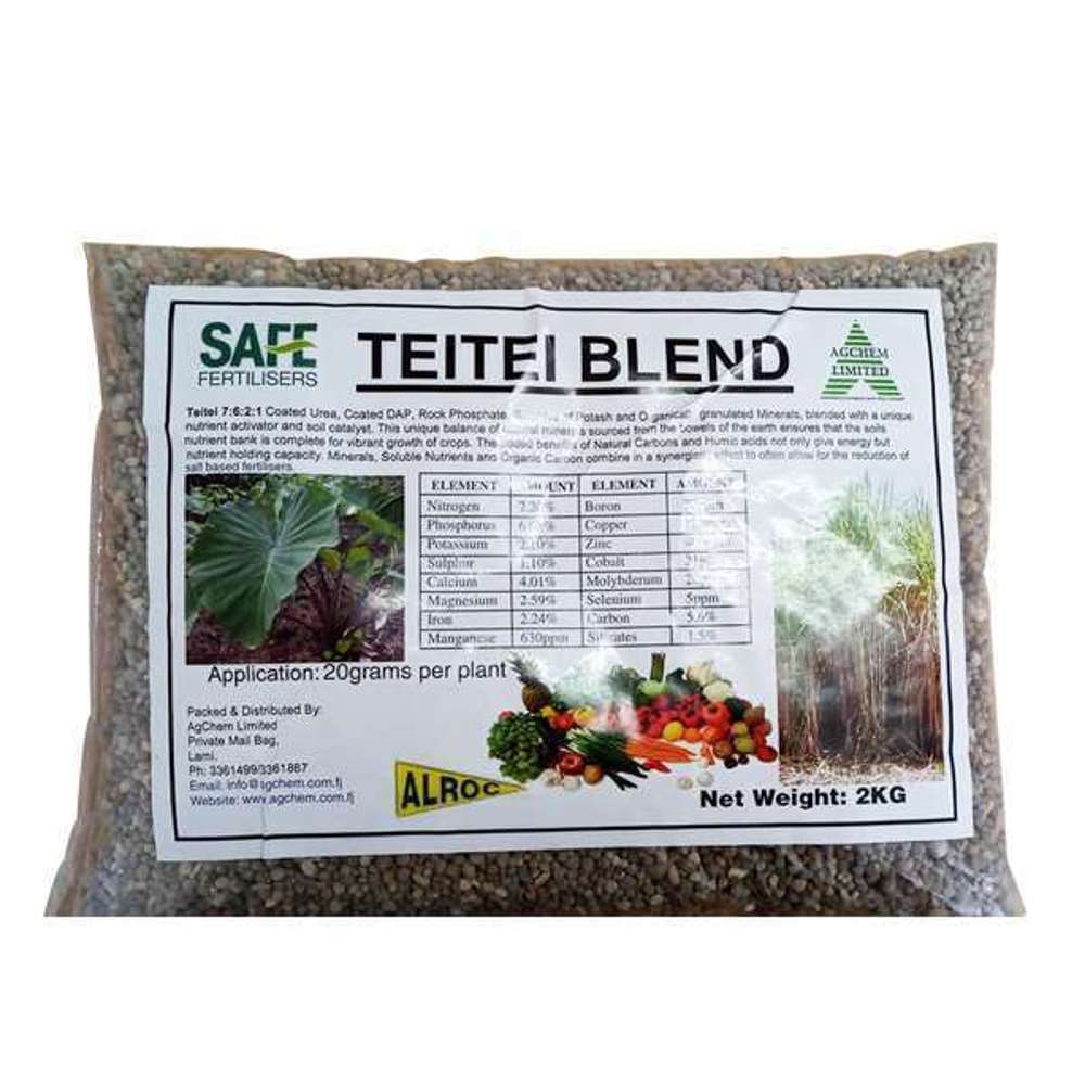 Agchem Tei Tei Blend Organic Sustainable Fertilizer 2kg - All-Natural Plant Food for Vegetables, Flowers & Lawns - Perfect for Home Gardening & Organic Farming