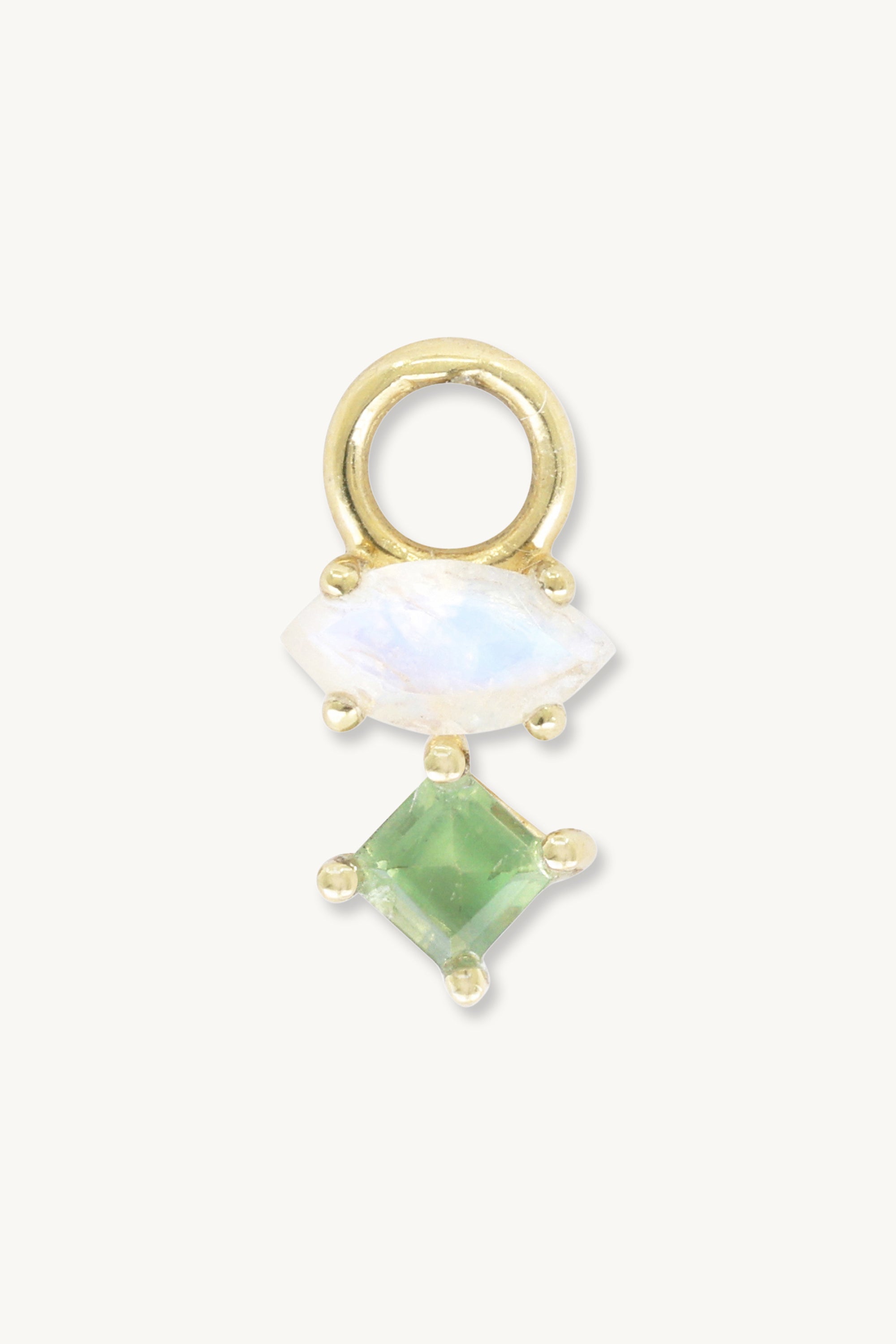 Astrid Marquise Apatite Gold Charm Pendant Necklace - Elegant Blue Gemstone Jewelry for Women, Perfect Gift for Birthday, Anniversary & Special Occasions