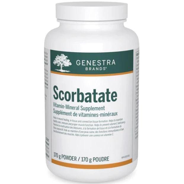Genestra Scorbatate 170g - Premium Vitamin C Supplement for Immune Support & Antioxidant Protection - Ideal for Daily Wellness, Cold Prevention & Skin Health