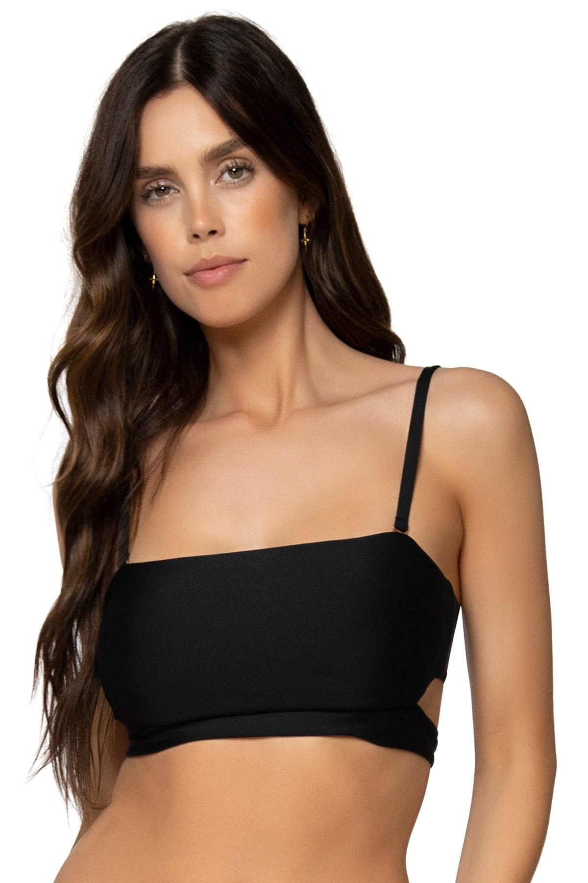 Swim Systems Bailey Bandeau Women's Bikini Top - Adjustable Straps & Removable Padding for Comfort | Perfect for Beach Vacations, Pool Parties & Summer Getaways