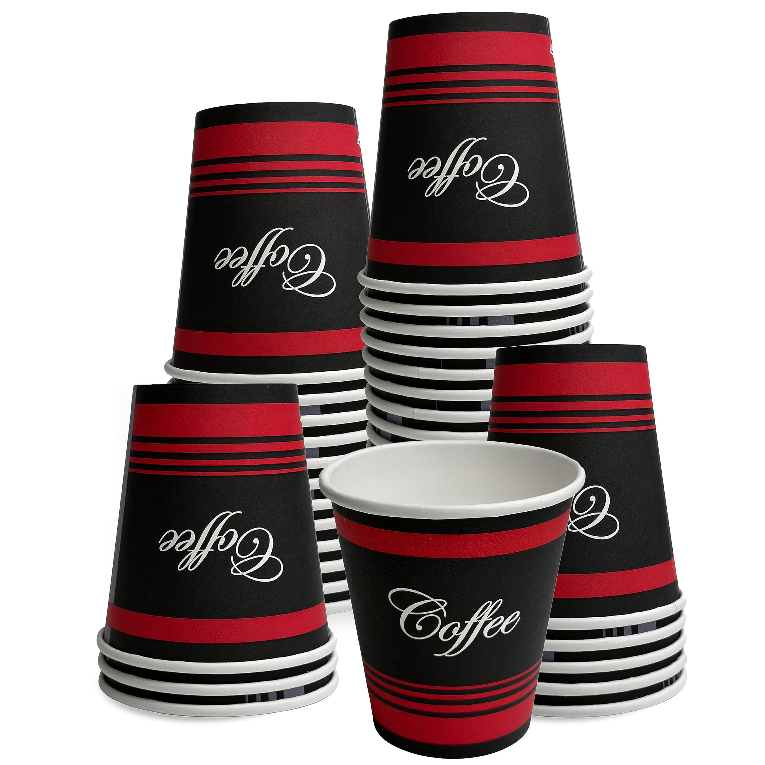 1000 Pack - 12oz Disposable Paper Coffee Cups for Hot & Cold Drinks | EcoQuality Classic Durable Travel Cups for Coffee, Tea, Cocoa, Hot Chocolate | Perfect for Office, Home, Parties & On-the-Go Use (12 Ounce - 1000 Count)