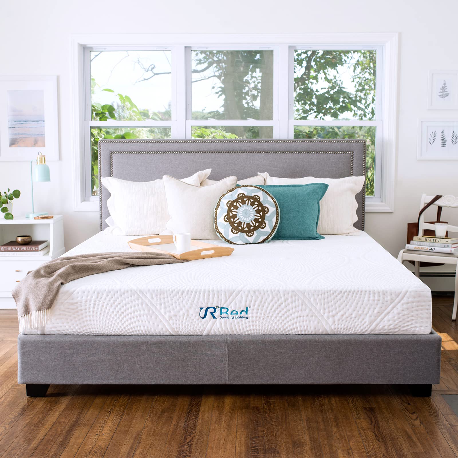 8 Inch King Size Memory Foam Mattress for Back Pain Relief - Cooling Gel Technology for Cooler Sleep - CertiPUR-US Certified, Fiberglass-Free - Bed in a Box with 120-Night Trial & 20-Year Warranty - Perfect for Hot Sleepers, Couples & Side Sleepers
