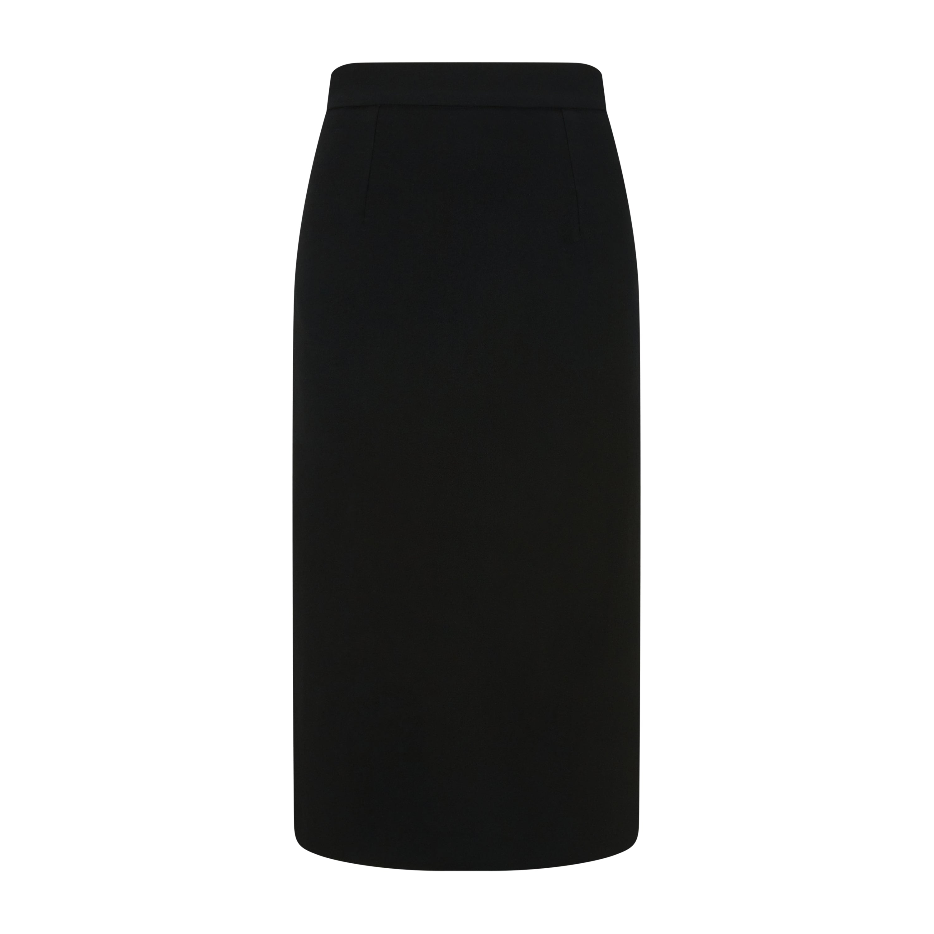 Kian Wool Crepe Pencil Skirt for Women - High Waist Slim Fit Office Work Skirt - Professional & Elegant Style for Business, Cocktail Parties & Formal Events