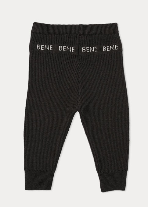BENE BENE KNIT PANTS for Babies 12M 24M - Soft & Comfortable Cotton Pants for Toddlers - Perfect for Playtime, Daycare & Casual Outings